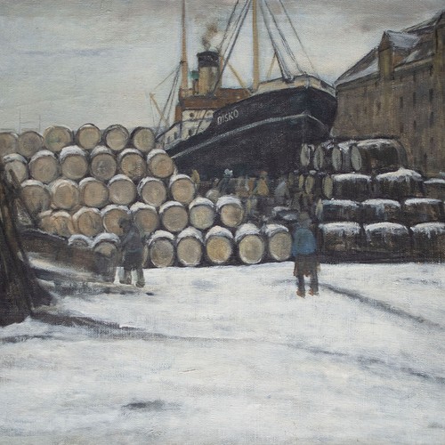 Quadro danese porto - , otto