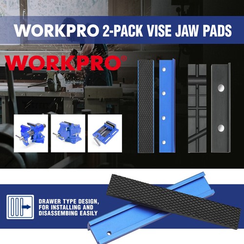 Workpro 2pz vise jaw pads - 6",