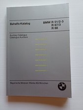 BMW catalogo ricambi sussidiario R 51/2-3 - R 67/3 - R 68 1960 originale