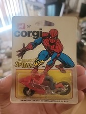 Bici Corgi Juniors "57" The Amazing Spider-Man nuova. 1975.