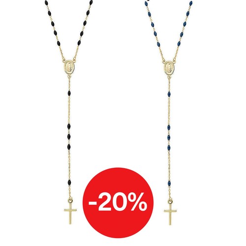 Amen collana rosario oro - collana,