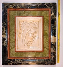 ANTICO QUADRO MADONNA IN MARMO