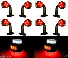 4 Coppie Led-Type Struttura Laterale 24V Indicatore Luci Camion Telaio Roulotte