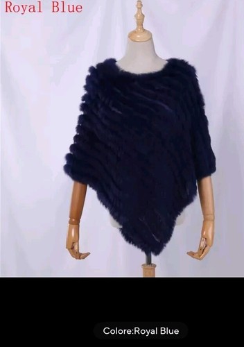 Scialle poncho pelliccia di - di,