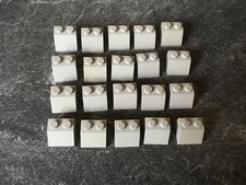 LEGO 20 Mattoncini 2 X 2, Grigio Chiaro Per Esempio Ferrovia