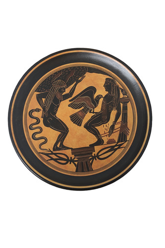 Antico piatto ceramica - , da