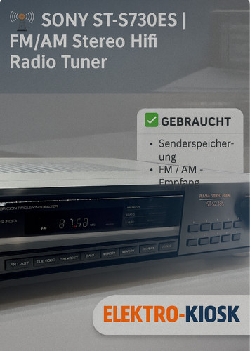 Sony s730es fm am - |,