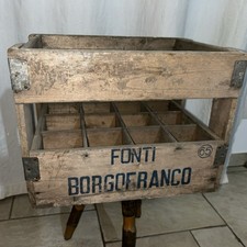 Pubblicità cassetta legno - in,