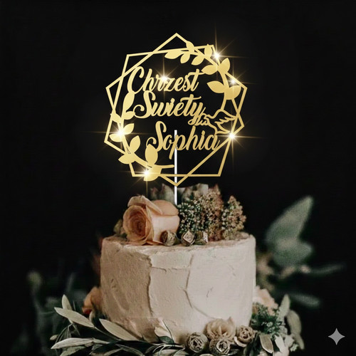 Cake topper specchio acrilico