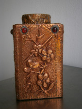 Scatolina Il c-1900 Legno Rame