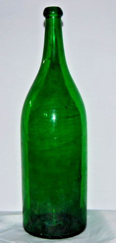 Bottiglia vetro verde - , smeraldo