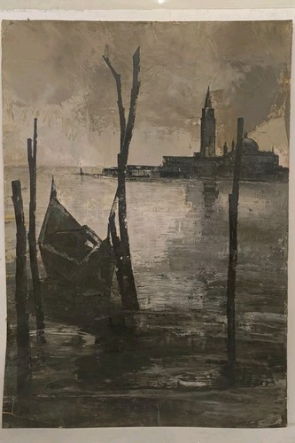 Dipinto olio cartoncino - olio,