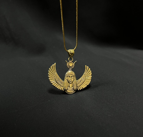 Collana iside alata ottone - iside,