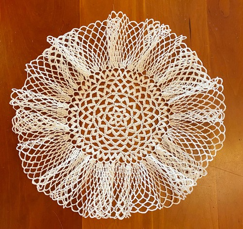 Vintage ecru crocheted - vintage,