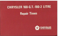 CHRYSLER 160 160GT 180 2-LITRE