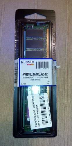 Dimm kingston 512 - kingston,