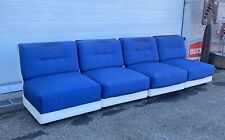 DIVANO DESIGN 1970 BIANCO BLU