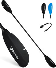 Pagaia per Kayak Regolabile Da 240 Cm a 260 Cm Pagaia Da Pesca in Alluminio Dopp