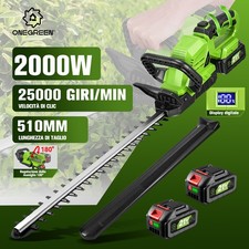 510MM Tagliasiepi a Batteria Taglia Siepi Tosasiepi Tagliabordi per Makita 18V