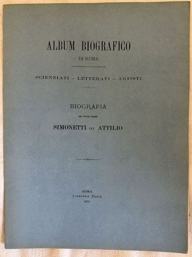 Album biografico roma - biografico, di