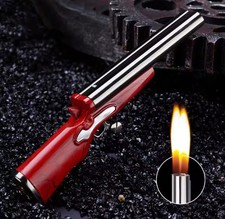 Double flame lighter briquet - flame,