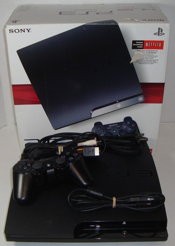 Ps3 slim console 120gb box - ps3,