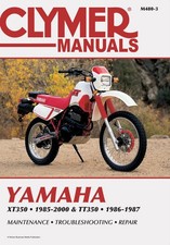 Yamaha XT350 e TT350 Manuale