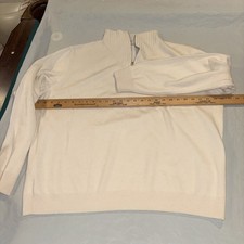 Bilancioni Men's Cream 1/4 Zip