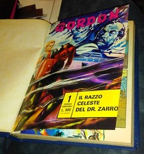 GORDON 1/16 COMPLETA (F.LLI SPADA 1977) RILEGATI, CON ADESIVI, SENZA POSTER