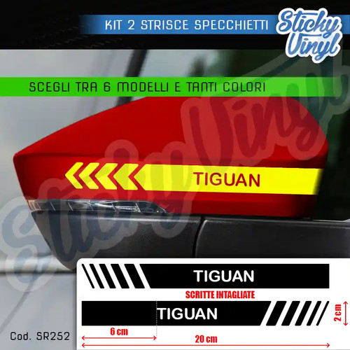 Adesivi strisce specchietti - strisce,