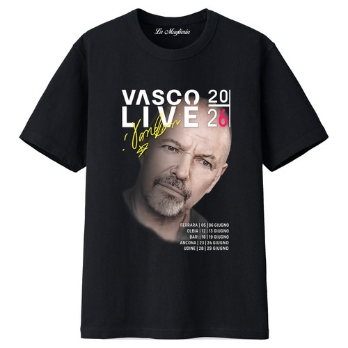 Maglietta blasco vasco live - maglietta,