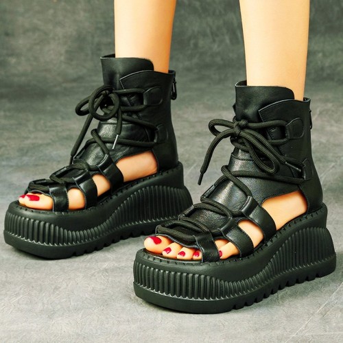 Sandali punk gotici donna - , vera