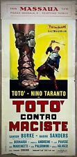 TOTO' CONTRO MACISTE -Locandina film - Toto', Nino Taranto, Burke-1962-
