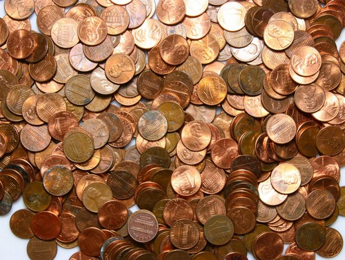Lotto monete usa - 1, cent