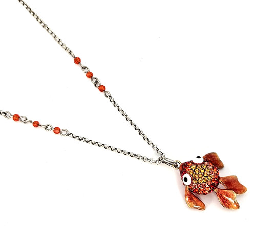 Collana con ciondolo - , pesce