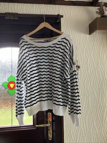 Maglione oversize righe - maglione,