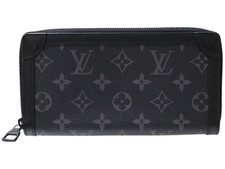 LOUIS VUITTON borsa in tessuto bauletto portafoglio con cerniera M80558 Monog...
