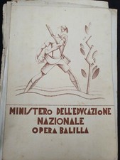 old SCHOOL PAGE OPERA BALILLA