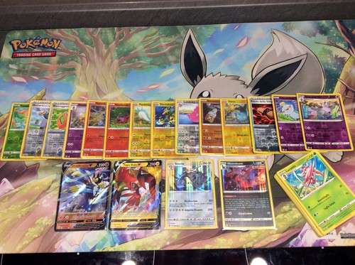 Lotto carte pokemon stili - 40,