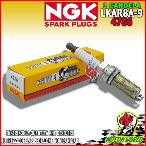 Candela originale ngk lkar8a - candela, lkar8a-9
