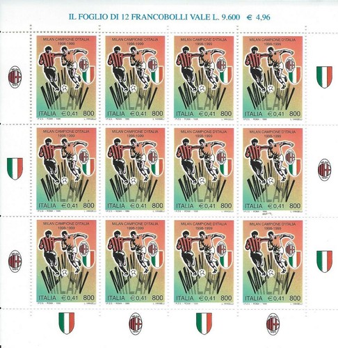 Minifoglio 1999 milan - minifoglio,