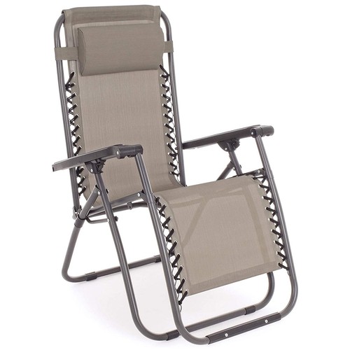 Sedia sdraio acciaio - sedia,