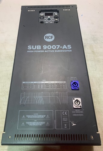 Amplificatore completo rcf sub - amplificatore,