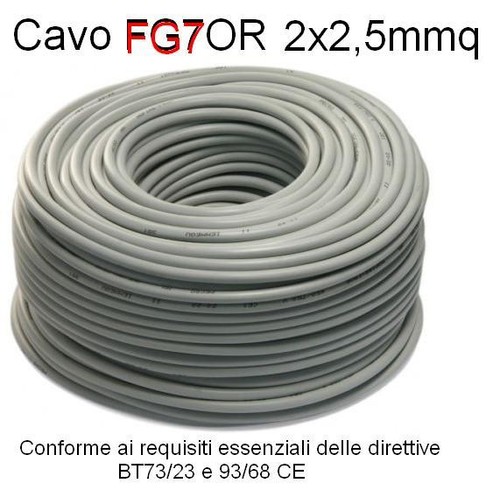 Cavo fg7or 5 mmq - 2,