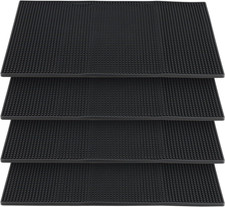 4 Tappetini Da Bar in Gomma