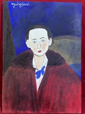 AMEDEO MODIGLIANI dipinto olio