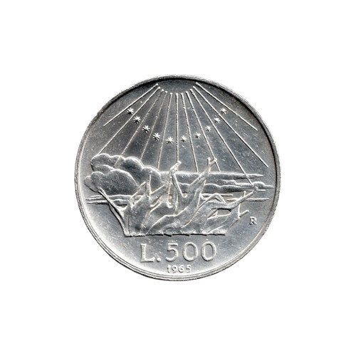 Moneta 500 lire 1965 - lire,