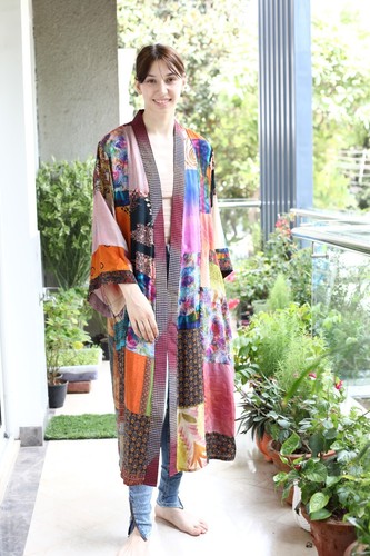 100 seta crepe multicolore - seta,