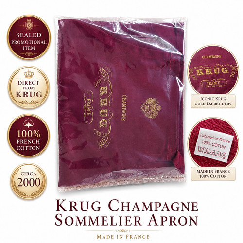 Krug champagne sommelier apron - krug,