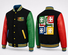Giacca Ludo Lana Pelle Varsity